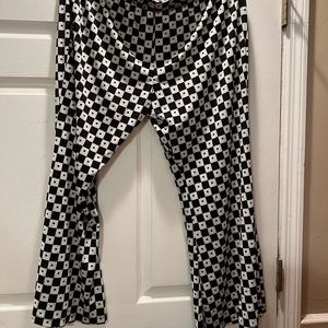 Plus size flare pants